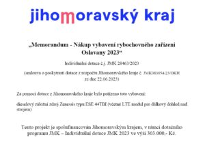 dotace banner JMK 2023 dieselagregat